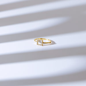 Square Ring | Gold Vermeil