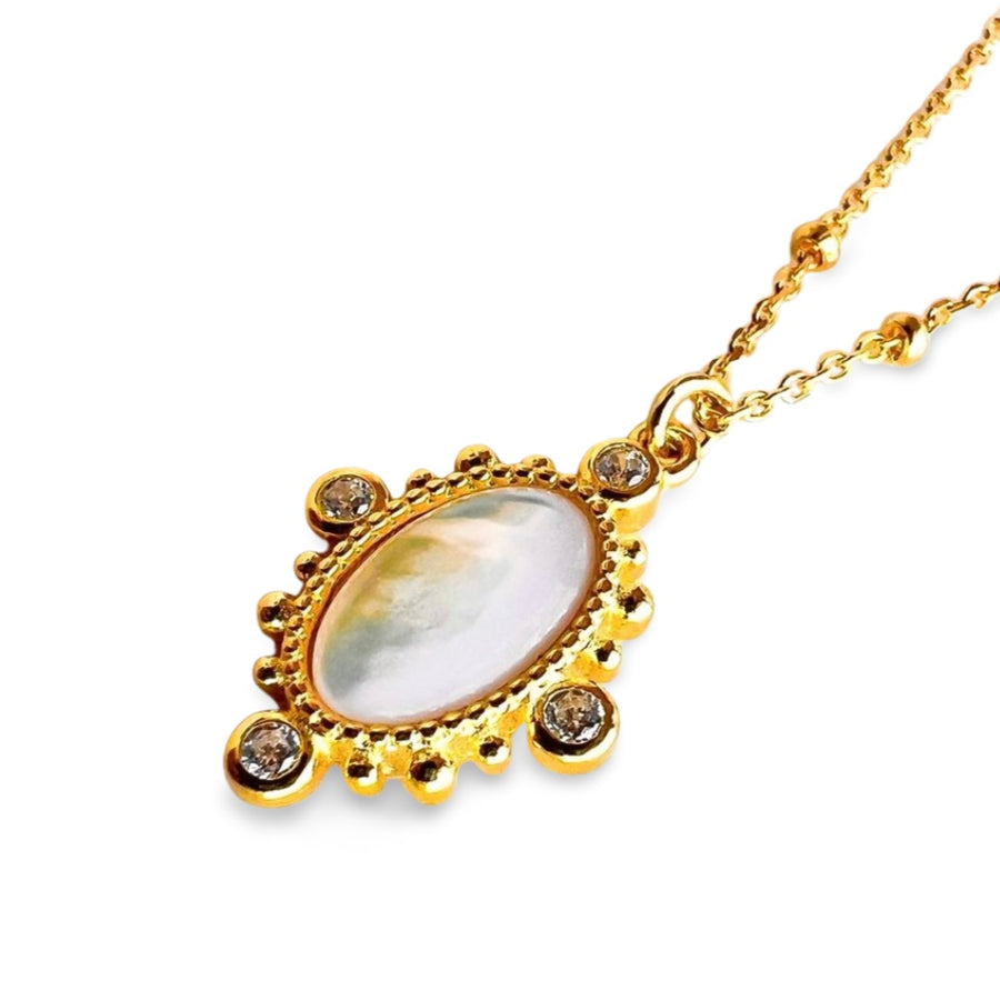 Lumière Miroir Necklace | Mother of Pearl