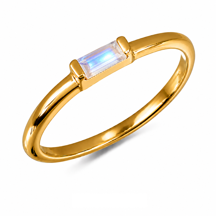 Faye Ring | Rainbow Moonstone