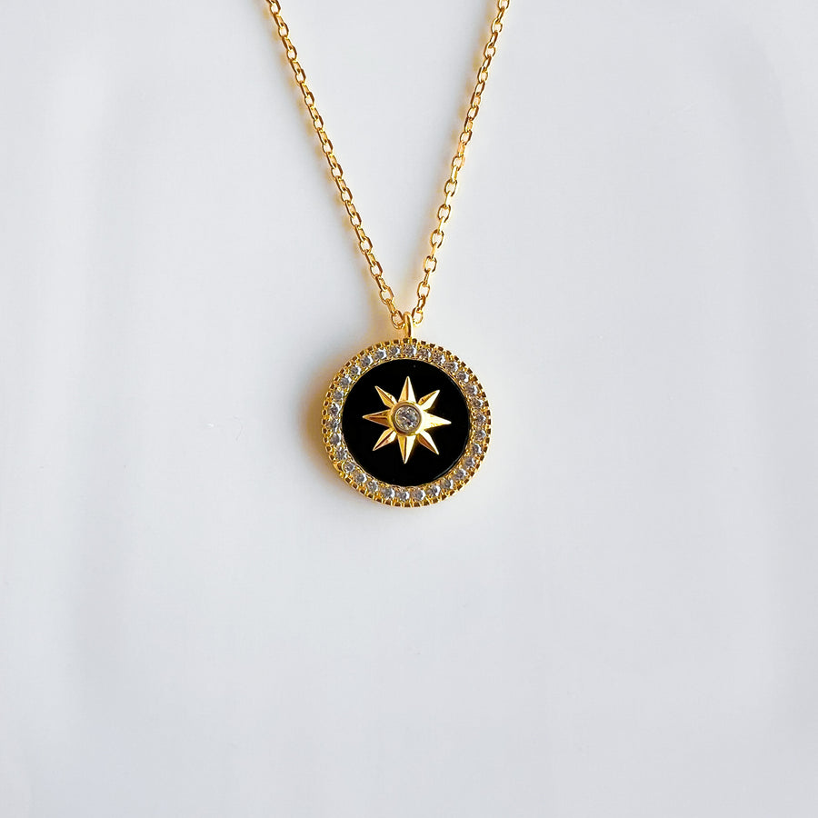 North Star Necklace | Onyx
