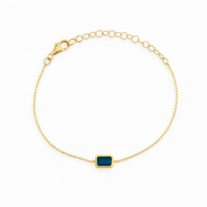 Mirabel Bracelet Blue Sapphire Octagonal
