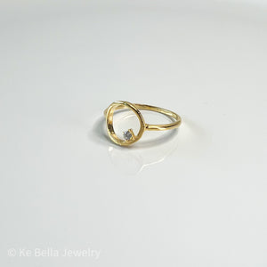 Circle of Life Ring | Gold Vermeil