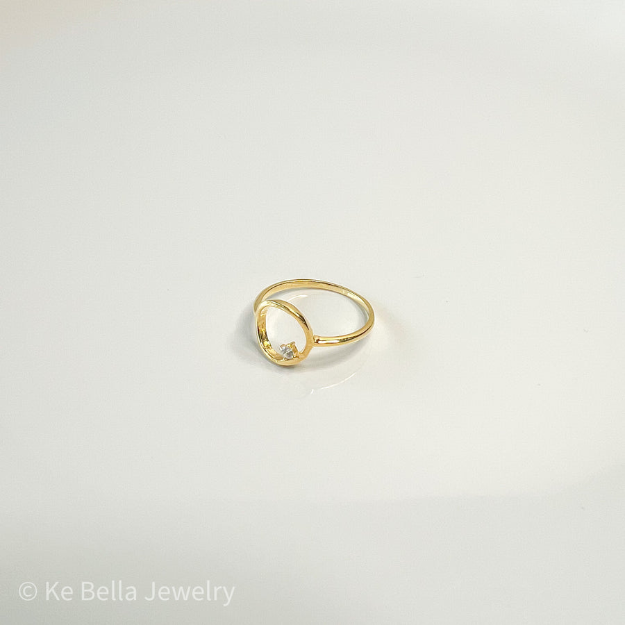 Circle of Life Ring | Gold Vermeil