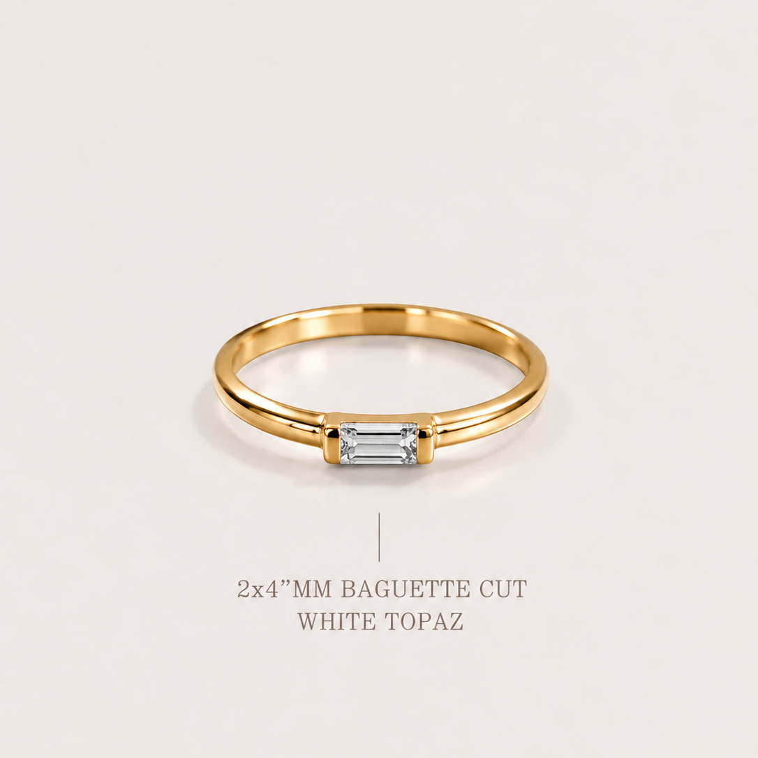 Faye Ring | White Topaz