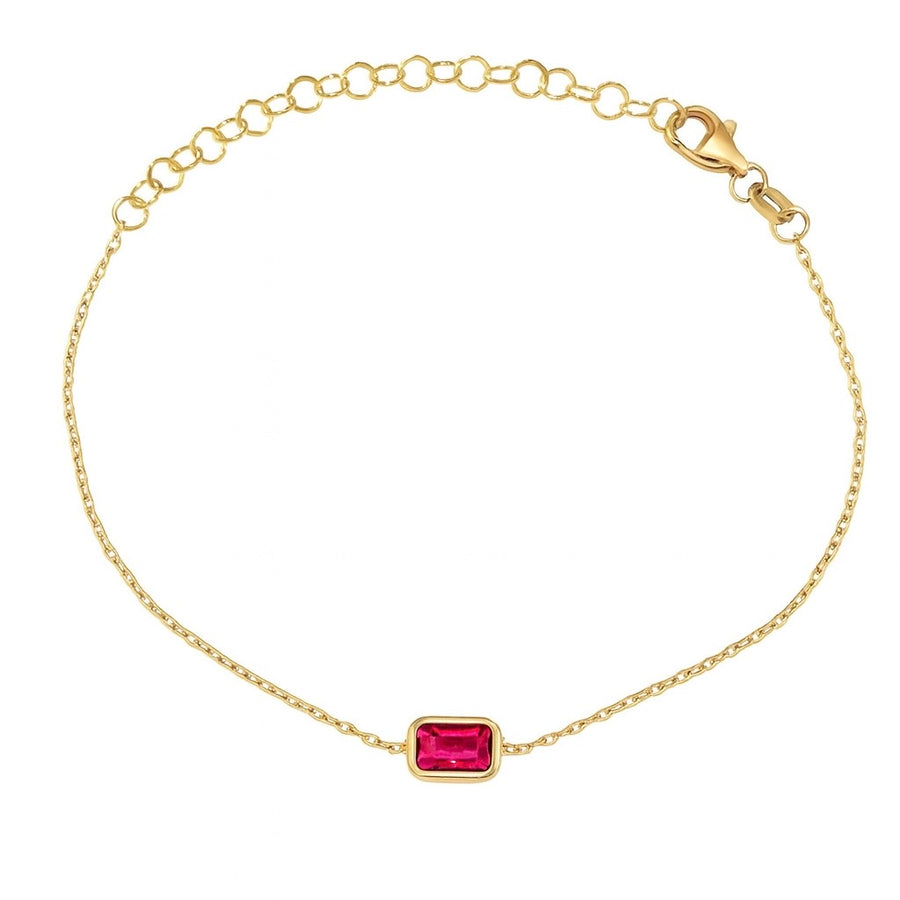 Mirabel Bracelet Fuchsia Octagonal