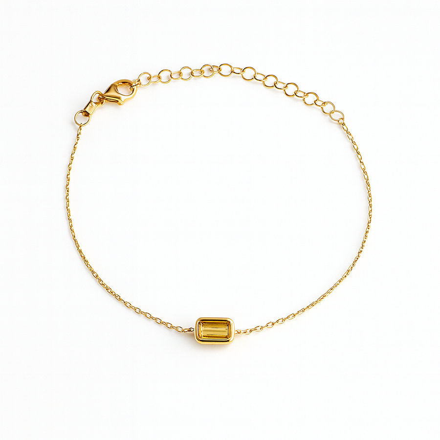 Mirabel Bracelet Citrine Octagonal