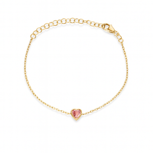 Marigold Bracelet Heart Shaped - Blush