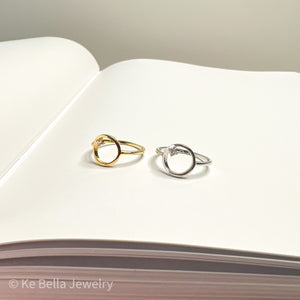 Circle of Life Ring | Gold Vermeil