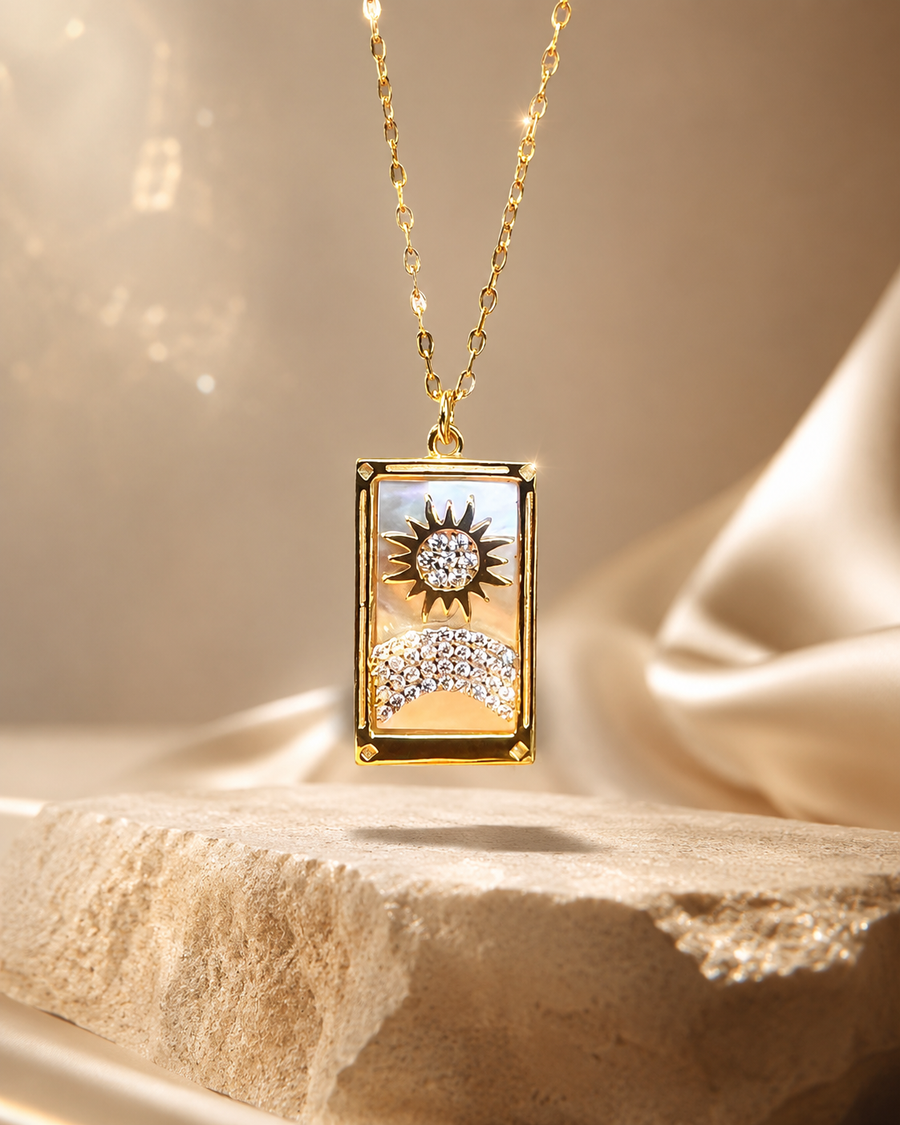 Sun and Ocean Necklace | Gold Vermeil
