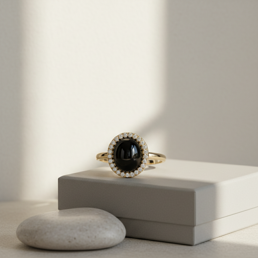 Amélie - Black Onyx Ring