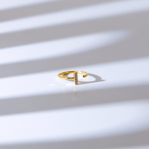 Open Bar Ring | Gold Vermeil