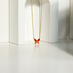 Butterfly Necklace | Gold Vermeil