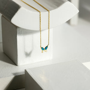 Butterfly Necklace | Gold Vermeil