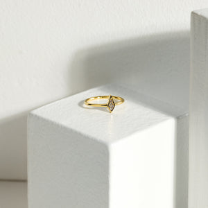 Art Deco Dagger Ring | Gold Vermeil