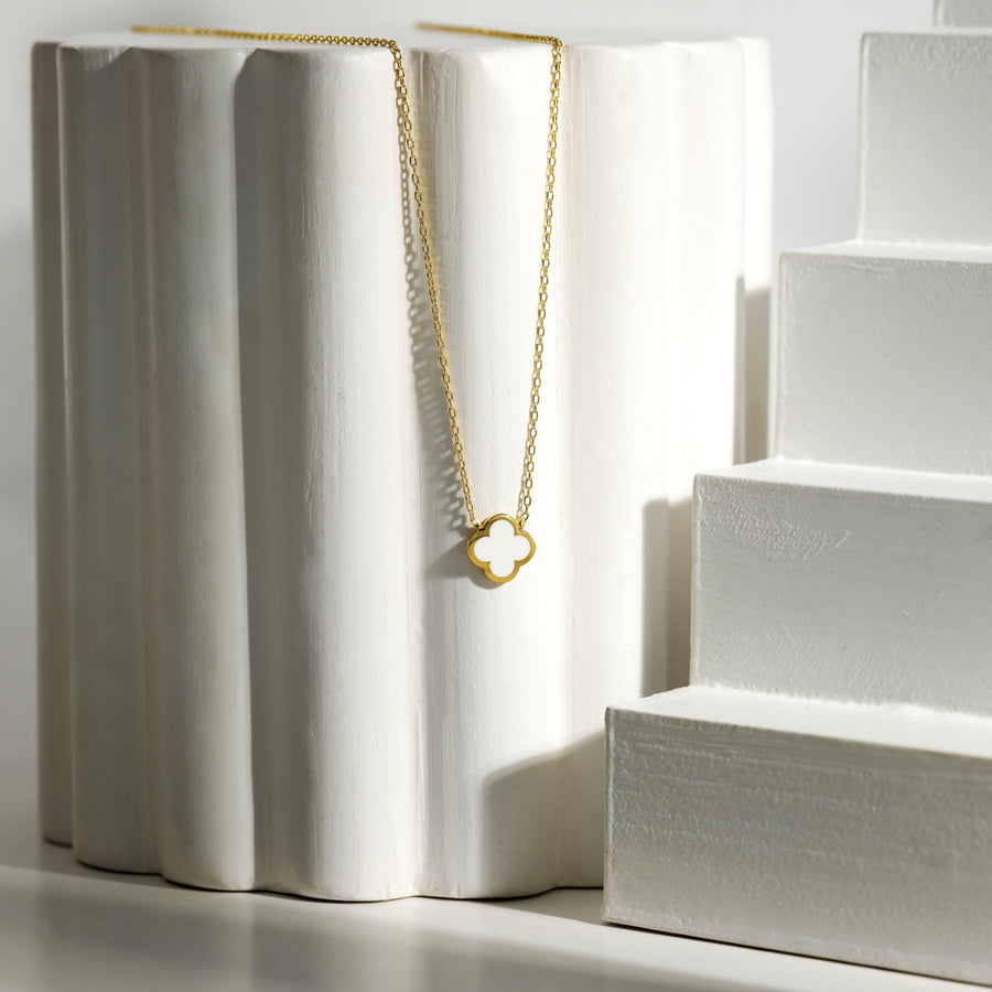 Clover Necklace | Gold Vermeil