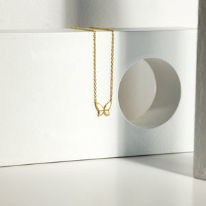 Butterfly Necklace | Gold Vermeil