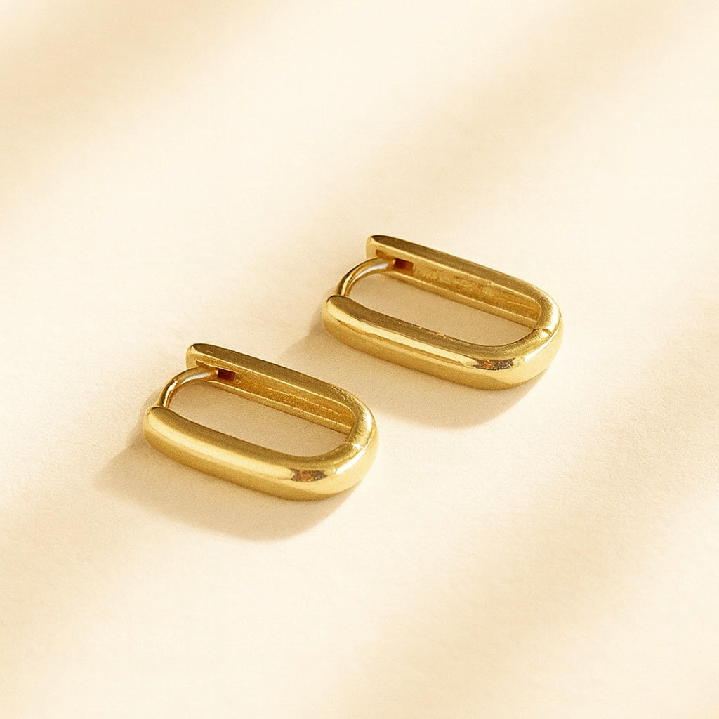 Mini U Hoop Earrings