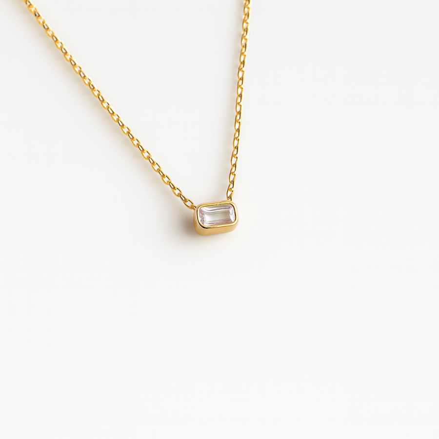 Mirabel Necklace Diamond | Octagonal | Gold Vermeil