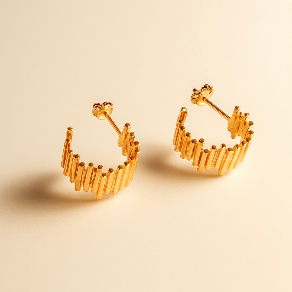 Kira Huggies | Gold Vermeil