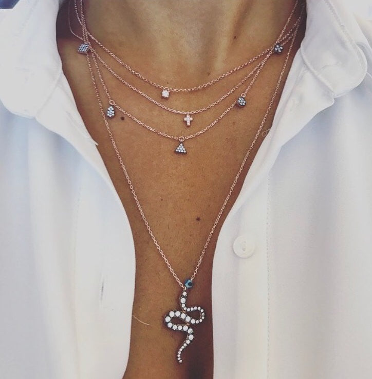 Mini Cross Necklace