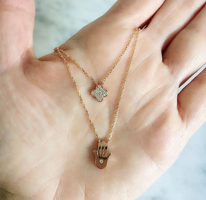 Mini Hamsa Necklace