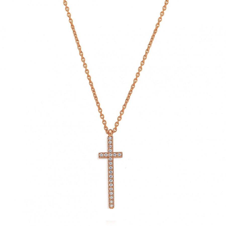 Long Cross Necklace