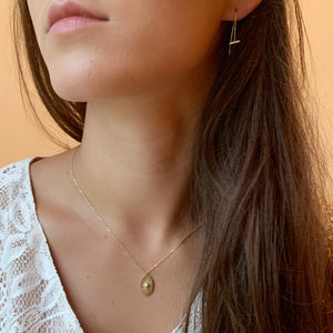 Starburst Medallion Necklace | Gold Vermeil