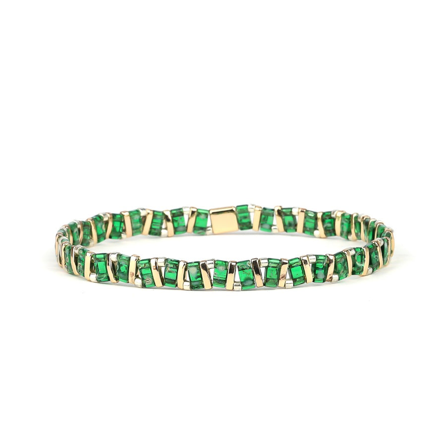 Tik Tak Bracelet - Emerald
